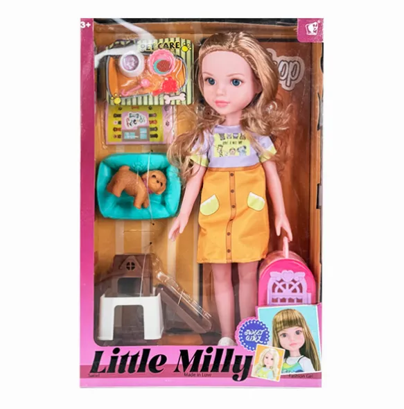 Set de joacă cu păpușă „Little Milly” 92061-E