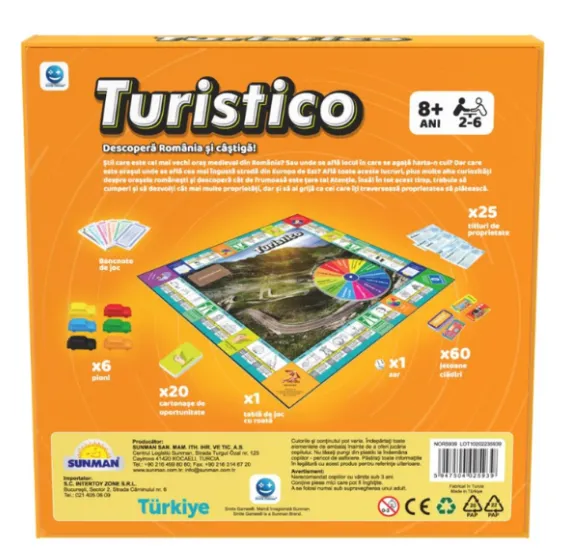 Joc de societate „Turistico”, (ro), Smile Games Joc de societate „Turistico”, (ro), Smile Games
