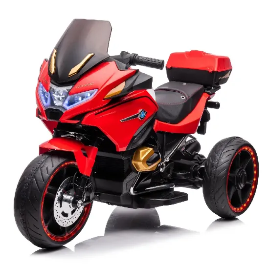 Детский электромотоцикл (RT1698/2 красный)