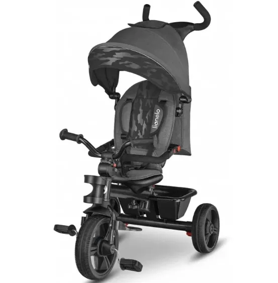 Tricicleta pentru copii Lionelo Haari Stone Grey