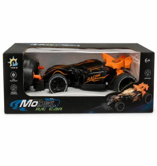 Mașină de curse F1 cu telecomandă, scara 1:18, portocalie cod 10342a