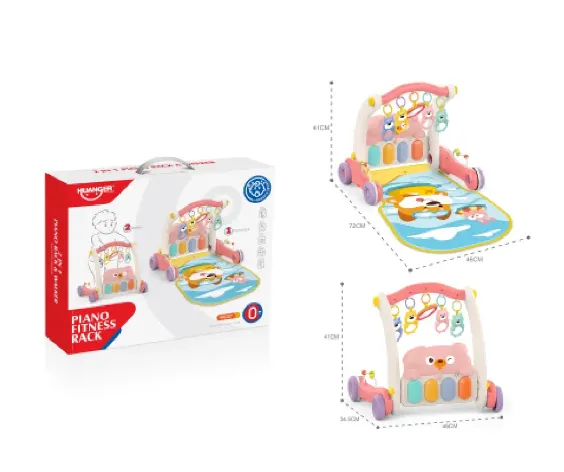 Covoras de joaca cu zornaitoare 2 in 1