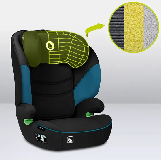 Scaun auto 100-150 cm (i-Size) Lionelo Lars Green Turquoise Scaun auto 100-150 cm (i-Size) Lionelo Lars Green Turquoise