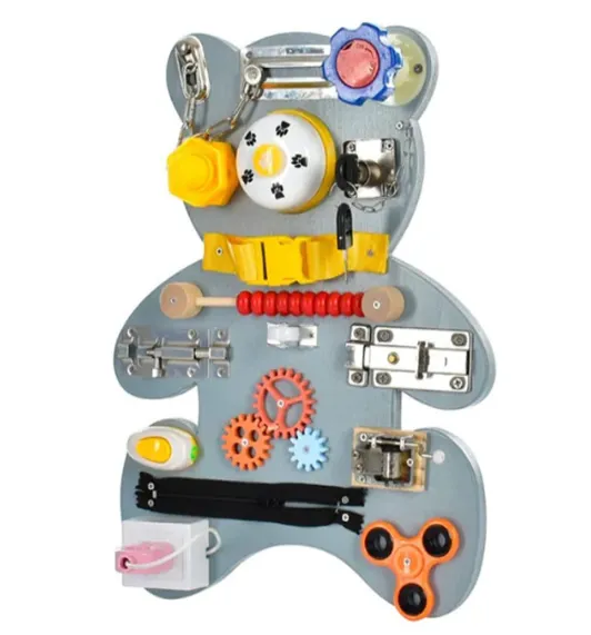 Busyboard Мишка Серый, код 57720