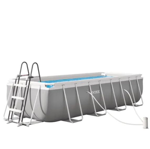 INTEX Piscină PRISM FRAME RECTANGULAR 400x200x100cm, 6836L, cadru metalic, cu pompă de filtrare INTEX Piscină PRISM FRAME RECTANGULAR 400x200x100cm, 6836L, cadru metalic, cu pompă de filtrare