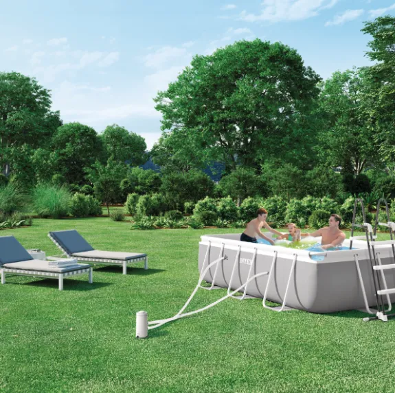 INTEX Piscină PRISM FRAME RECTANGULAR 300x175x80cm, 3539L, cadru metalic, cu pompă de filtrare INTEX Piscină PRISM FRAME RECTANGULAR 300x175x80cm, 3539L, cadru metalic, cu pompă de filtrare