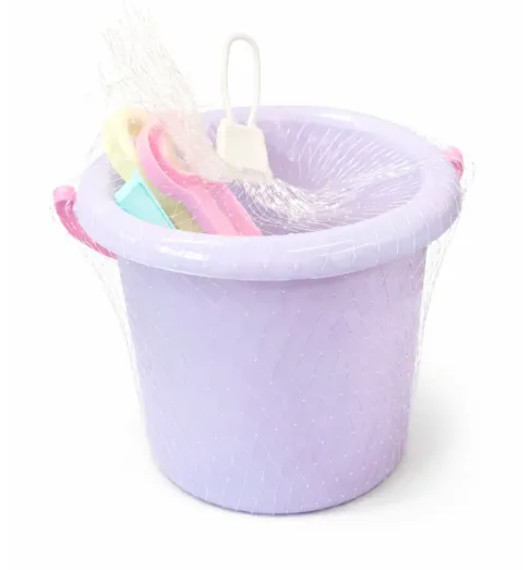 Set de nisip cu găletușa, mov, cod 990172