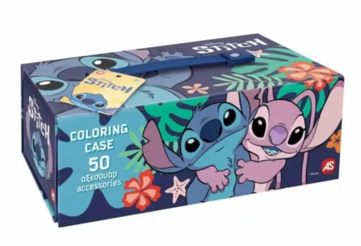 Set de desen in valiza de carton Stitch, 1023-69007