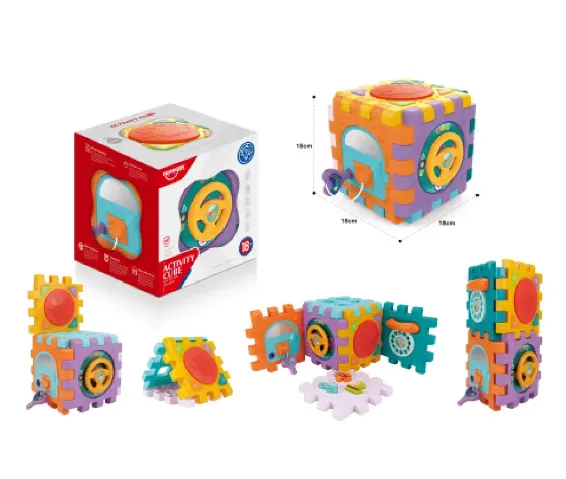 Развивающий кубик для малышей, 6 граней