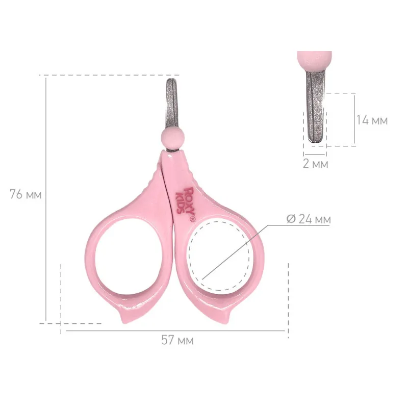 Set manichiura 3X1 Roxy Kids, Roz (RBM-001-P) Set manichiura 3X1 Roxy Kids, Roz (RBM-001-P)