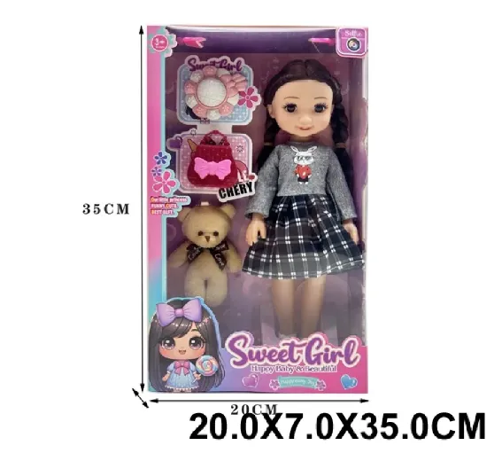 Papusa functionala cu accesorii ,vorbeste in limba romana