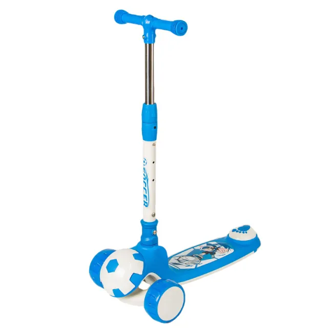 Самокат детский футбол 888, синий