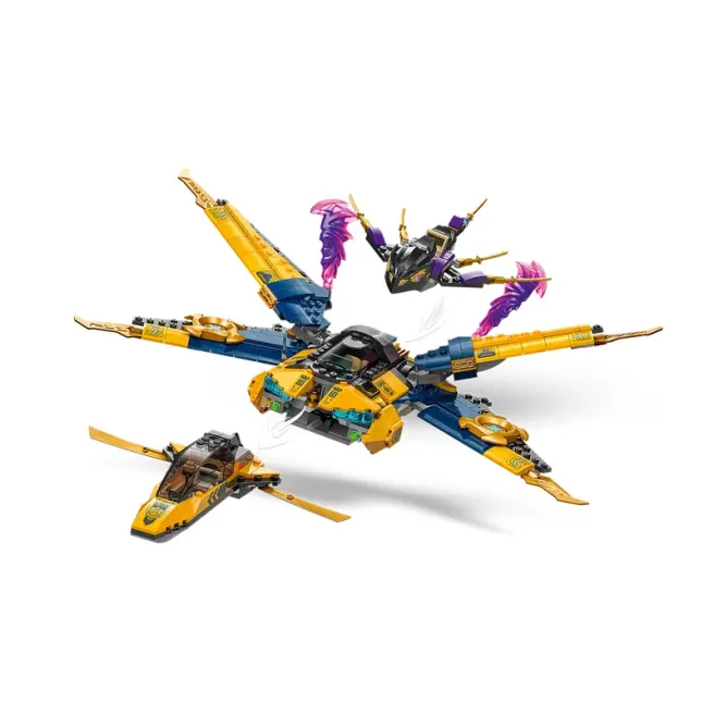 Constructor LEGO Ninjago Avionul de superfurtună Ras și Arina, art. 71833 Constructor LEGO Ninjago Avionul de superfurtună Ras și Arina, art. 71833