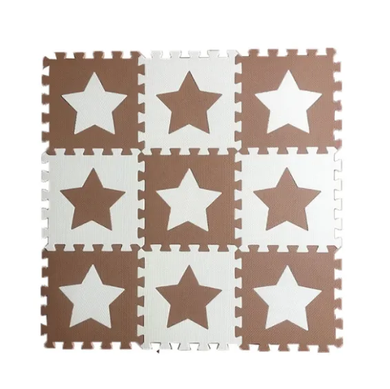 Covoraș-puzzle educativ „Steluțe”, 9 elem.