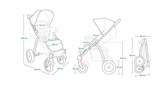 Carucior de plimbare Lionelo Annet Plus Stone Caramel Carucior de plimbare Lionelo Annet Plus Stone Caramel
