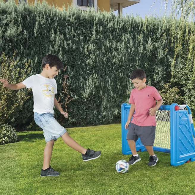 DL Poarta fotbal pentru copii, albastra DL Poarta fotbal pentru copii, albastra