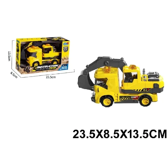 Masina autospeciala excavator cu inertie,cu sunete si lumini (19093)